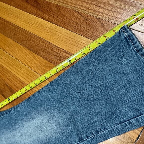 NWT Buffalo D Bitton Driven-X Relaxed Straight Stretch Jeans 32 Sandblasted Blue - Picture 11 of 13